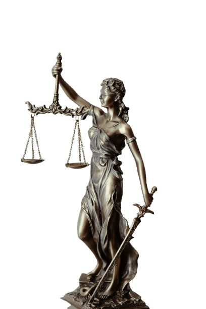 JurisMate — Lady Justice illustration